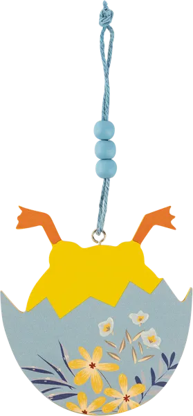 Изображение Подвеска 10,8*12см дерево Игл Гифтс цыпленок в яйце Игл Гифтс , 1 шт