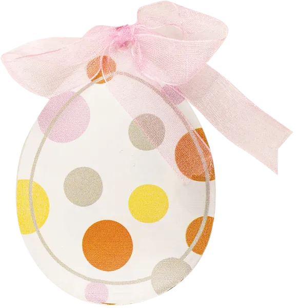 Изображение Подвеска 6*8,5см металл Игл Гифтс яйцо белое Игл Гифтс , 1 шт