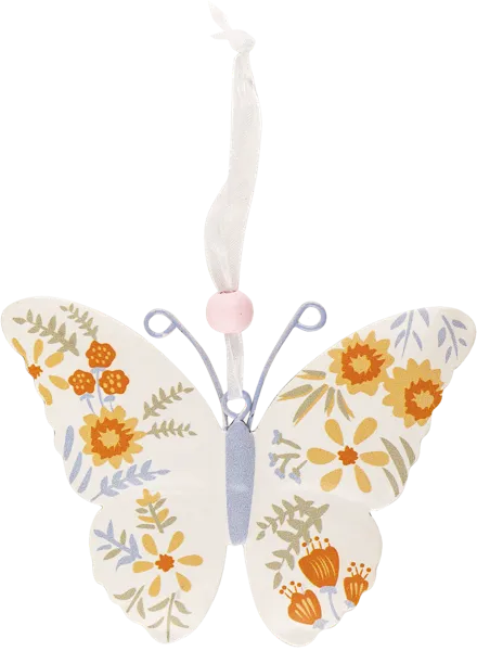 Изображение Подвеска 8*10,5см металл Игл Гифтс бабочка белая Игл Гифтс , 1 шт