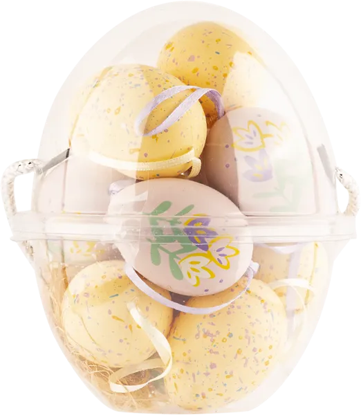 Изображение Яйцо 6см пасхальное Игл Гифтс 2 цвета в крапинку Игл Гифтс п/у, 12 шт