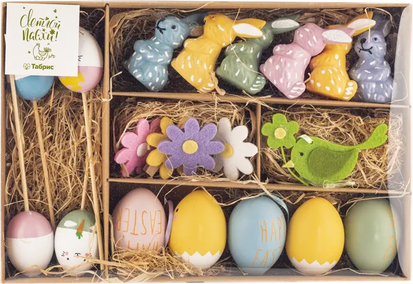 Изображение Набор Пасхальный Игл Гифтс 20 предметов микс цветов Игл Гифтс к/у, 1 упак