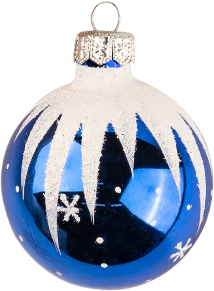 Изображение Шар 3 Зимний стекло Ёлочка с65 Клинская игрушка к/у, 1 шт