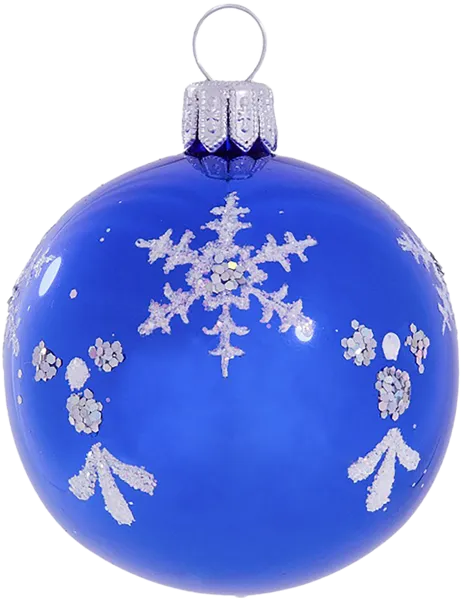 Изображение ш2 Снежинка стекло Ёлочка с2234 Клинская игрушка к/у, 1 шт