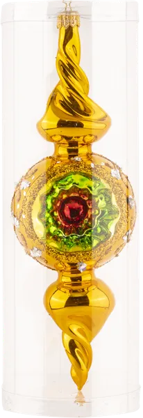 Изображение Подвеска Фигурная стекло Ёлочка с1871 Клинская игрушка к/у, 1 шт