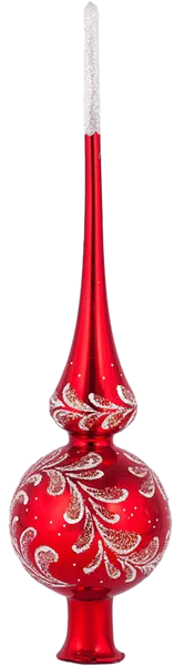 Изображение Верхушка Сияние стекло Ёлочка с678 Клинская игрушка к/у, 1 шт