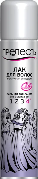 Изображение Лак для волос фикс №4 Прелесть сильная фиксация Арнест ж/б, 200 мл