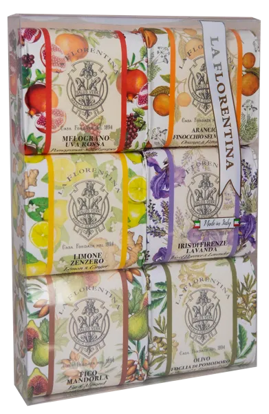 Изображение Мыло туалетное Ла флорентина ассорти 6*106 Марио Фисси м/у, 636 г