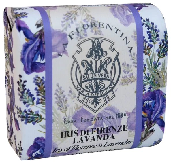 Изображение Мыло туалетное Ла флорентина ирис и лаванда Марио Фисси м/у, 106 г