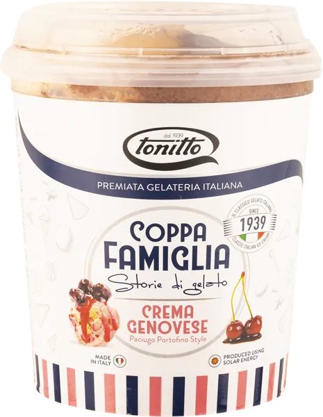 Изображение Десерт замороженный Коппа Фемилья ваниль шоколад цукаты Тонитто к/у, 500 г