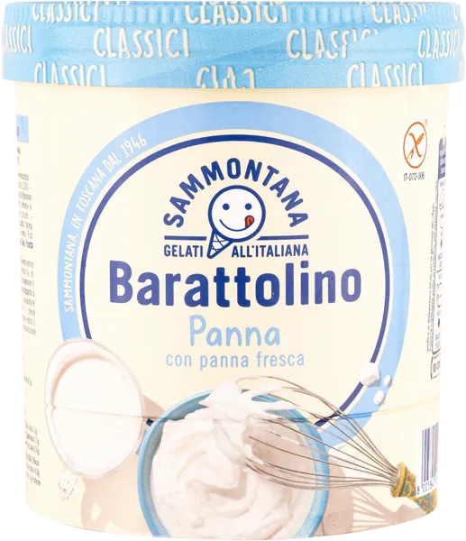 Изображение Десерт замороженный Бараттолино панна Саммонтана п/у, 500 г