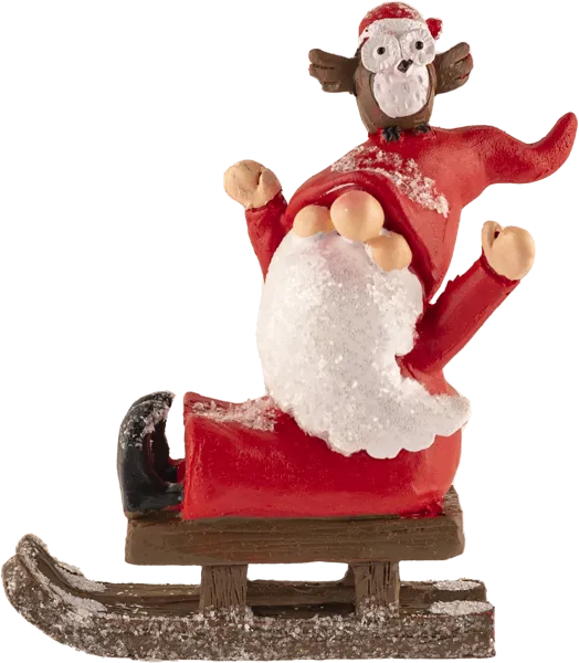 Изображение Фигурка 10,5*12см Лефард дед мороз на санях Лефард , 1 шт