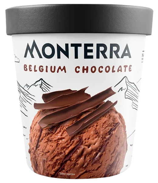 Изображение Мороженое Монтерра шоколад Фронери Рус к/у, 276 г