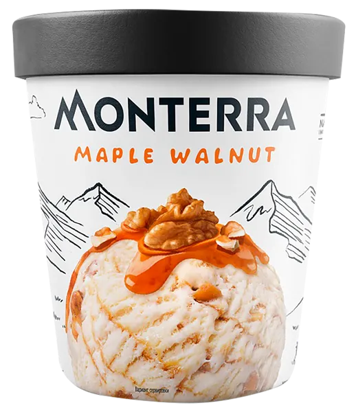 Изображение Мороженое Монтерра грецкий орех Фронери Рус к/у, 298 г