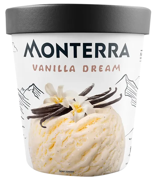 Изображение Мороженое Монтерра ваниль Фронери Рус к/у, 252 г
