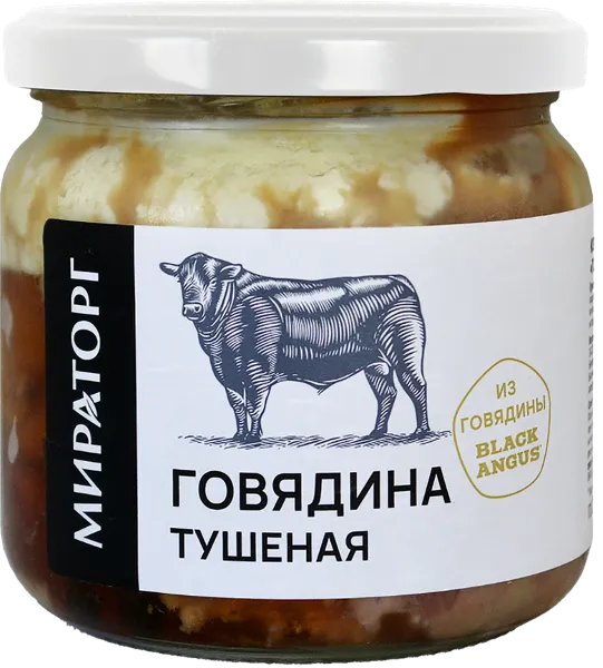 Изображение Говядина Мираторг тушеная Брянская МК с/б, 350 г
