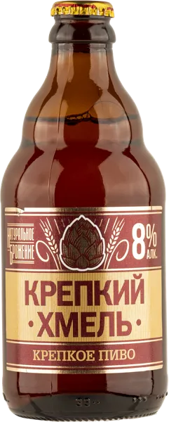 Изображение Пиво светлое Лагер 8,0% Крепкий Хмель крепкое Завод Трехсосенский с/б, 0,45 л