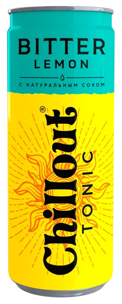 Изображение Напиток газ Чиллаут биттер лимон Аквалайф ж/б, 0,33 л
