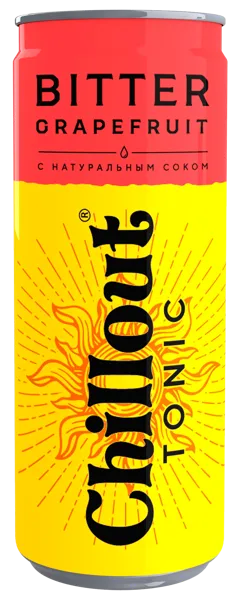 Изображение Напиток газ Чиллаут биттер грейпфрут Аквалайф ж/б, 0,33 л