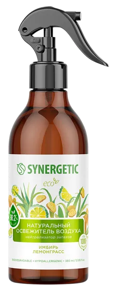 Изображение Освежитель воздуха Синергетик БИО имбирь и лемонграсс Синергетик п/у, 380 мл
