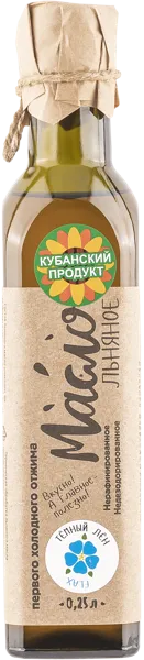 Изображение Масло льняное Поздний завтрак Поздний завтрак с/б, 250 мл