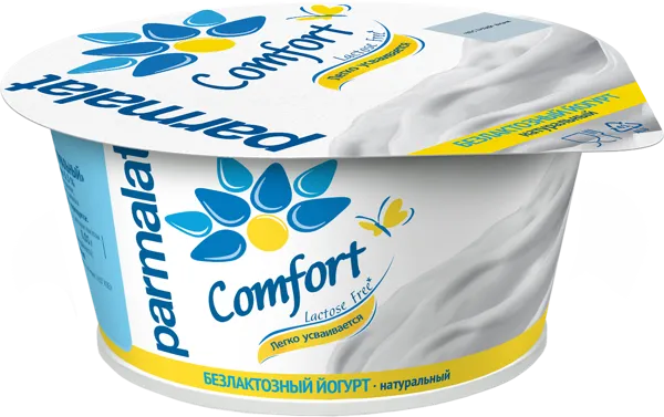 Изображение Йогурт 3,5% без лактозы Пармалат натуральный Белгородский МК п/б, 130 г