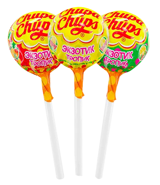 Изображение Карамель Чупа чупс экзотик-тропик Ван Мелле м/у, 12 г