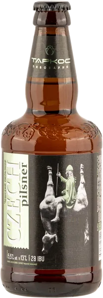 Изображение Пиво светлое Лагер 5,5% Таркос чешский пильзнер Таркос с/б, 0,45 л