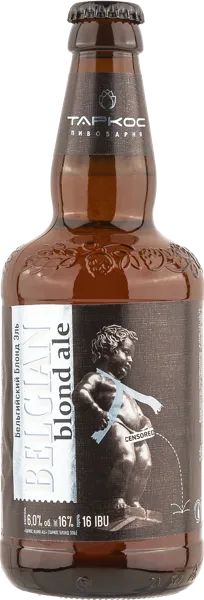 Изображение Пиво светлое Лагер 6% н/ф Таркос блонд эль Таркос с/б, 0,45 л