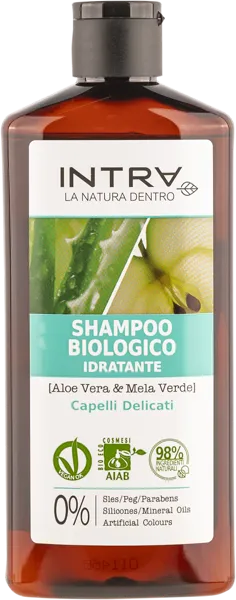 Изображение Шампунь для тонких волос Интра БИО алоэ яблоко увлажнение Харбор СПА п/у, 250 мл