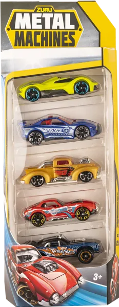 Изображение Машина 7*3см Метал машинс Зуру к/у, 5 шт
