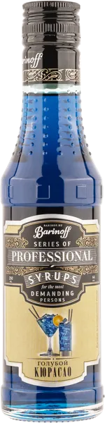 Изображение Сироп Баринофф голубой курасао Меркурий с/б, 0,25 л