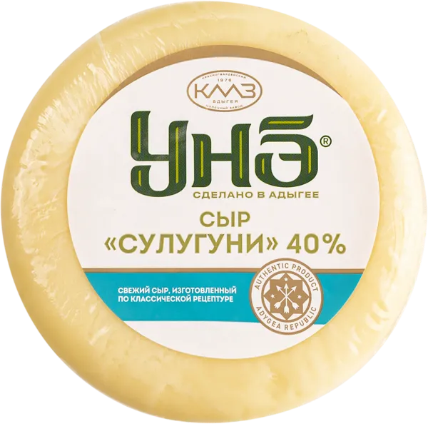 Изображение Сыр 40% Красногвардейский молзавод сулугуни Красногвардейский МЗ м/у, 300 г