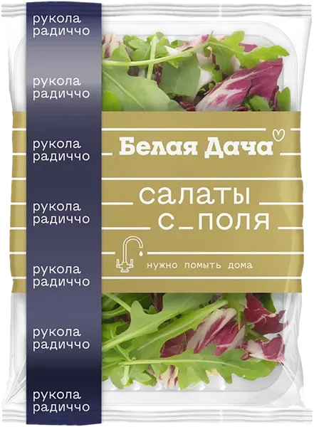 Изображение Смесь салатная Белая дача рукола радиччо Белая дача флоупак, 75 г