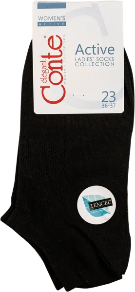 Изображение Носки размер 36-37 женские Конте 15С-77СП черные Конте СПА к/у, 1 пара