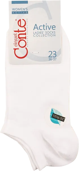 Изображение Носки размер 23 женские Конте 15С-77СП актив белые Конте СПА м/у, 1 пара