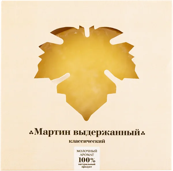 Изображение Сыр 50% полутвердый Мартин выдержанный классический Экомир , 210 г