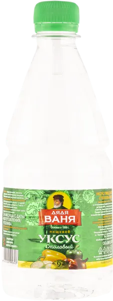 Изображение Уксус столовый 9% Дядя Ваня Дядя Ваня п/б, 500 мл