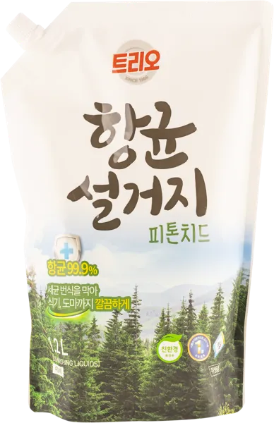 Изображение Средство для мытья посуды Трио фитонциды запаска Экён м/у, 1,2 л