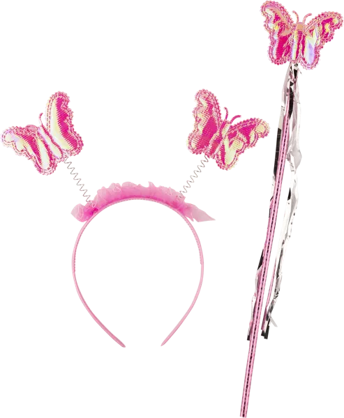 Изображение Набор карнавальный Мэджик Тайм палочка ободок розовый Феникс-Презент м/у, 1 шт