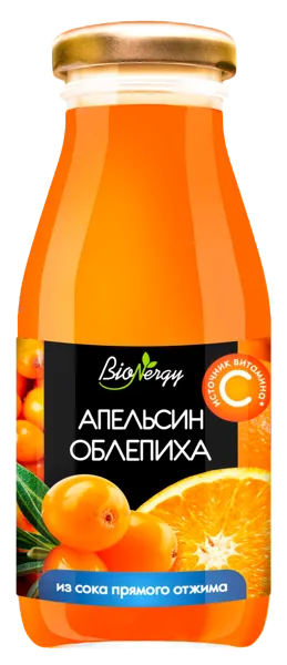 Изображение Нектар БиоНерджи облепиха апельсин Сава с/б, 0,2 л