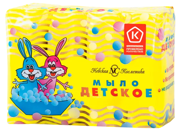 Изображение Мыло туалетное детское Ушастый нянь Невская Косметика м/у, 400 г