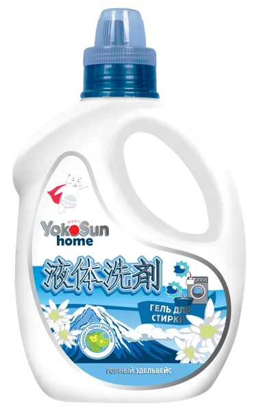 Изображение Средство для стирки жидкое Йокосан горный эдельвейс универс Азия Лайф п/у, 2,1 л