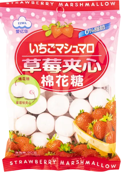 Изображение Маршмеллоу с начинкой Эйва клубника Эйва Фудс м/у, 90 г