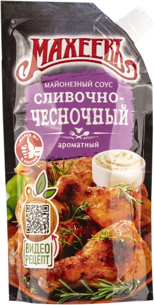 Изображение Соус майонезный Махеевъ сливочно-чесночный Эссен продакшн м/у, 200 г