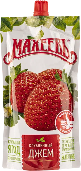 Изображение Джем Махеевъ клубника Эссен продакшн м/у, 300 г
