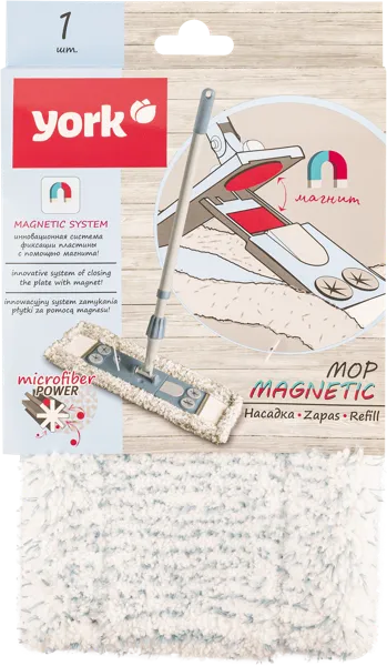 Изображение Насадка для швабры Йорк магнетик Йорк , 1 шт