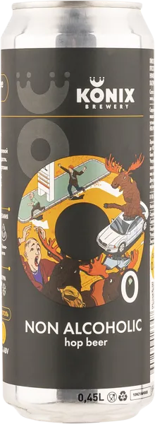 Изображение Пиво безалкогольное 0,05% Мус, Джаст Мус Визит ж/б, 0,45 л