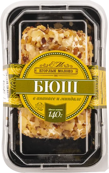 Изображение Сыр 60% Егорлык Молоко бюш ананас миндаль Егорлык Молоко п/б, 140 г