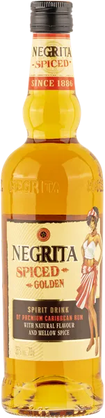 Изображение Ром 1 год золотой Негрита спайсд Бардине с/б, 0,7 л