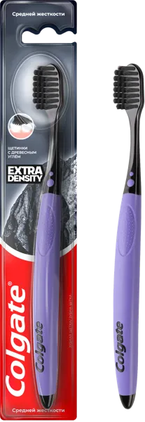 Изображение Зубная щетка средняя Колгейт экстра денсити Колгейт Палмолив п/у, 1 шт